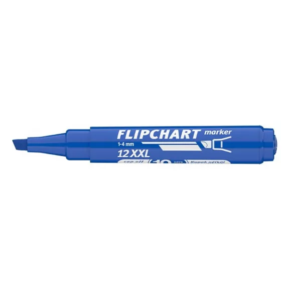 Flipchart marker ICO Artip 12 XXL vágott kék 1-4mm Flipchart marker ICO Artip 12 XXL vágott kék 1-4mm