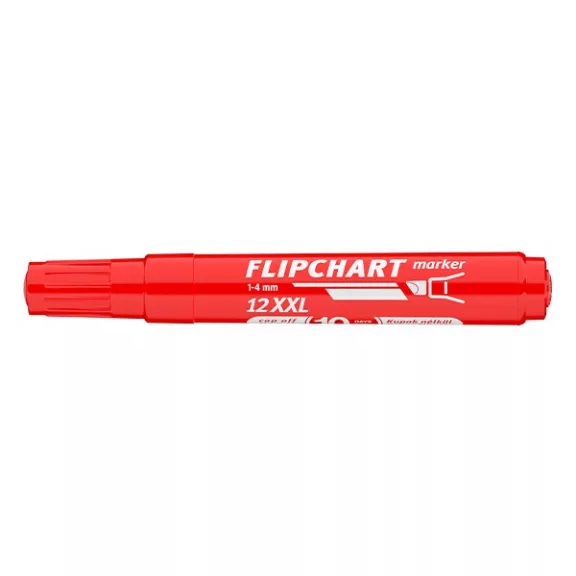 Flipchart marker ICO Artip 12 XXL vágott piros 1-4mm