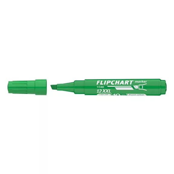 Flipchart marker ICO Artip 12 XXL vágott zöld 1-4mm Flipchart marker ICO Artip 12 XXL vágott zöld 1-4mm