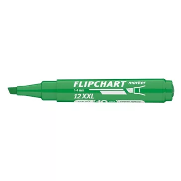 Flipchart marker ICO Artip 12 XXL vágott zöld 1-4mm