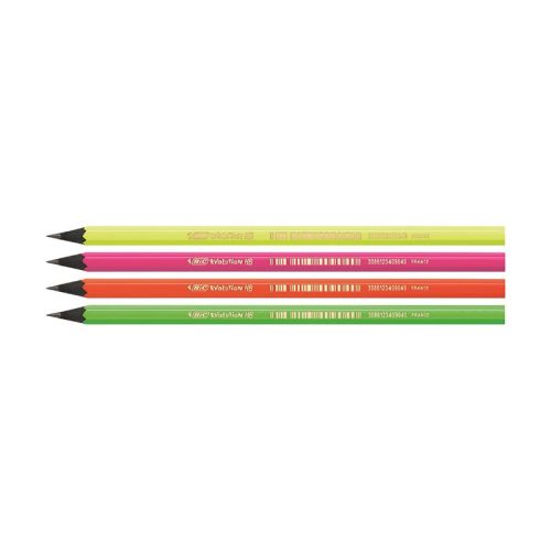 Grafitceruza BIC Eco Evolution 650 HB hatszögletű neon