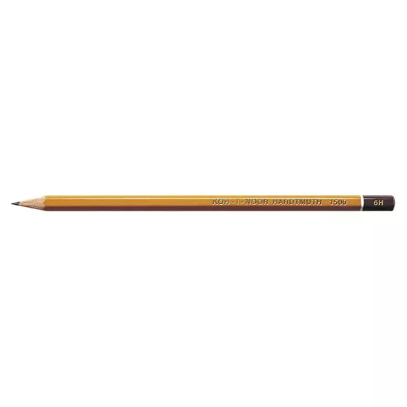 Grafitceruza KOH-I-NOOR 1500 6H hatszögletű Grafitceruza KOH-I-NOOR 1500 6H hatszögletű