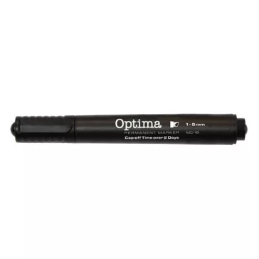 Alkoholos marker OPTIMA vágott fekete