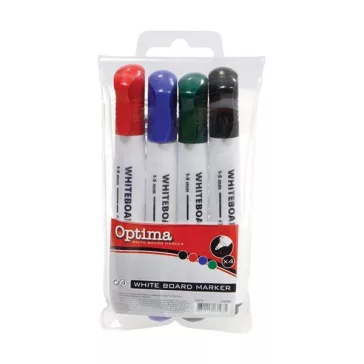 Táblamarker OPTIMA 4 darabos