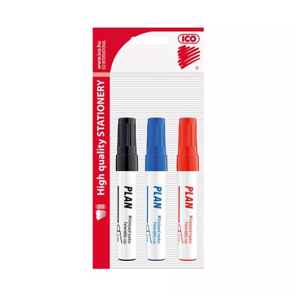 Táblamarker ICO Plan kerek 1-3mm 3 darabos Táblamarker ICO Plan kerek 1-3mm 3 darabos