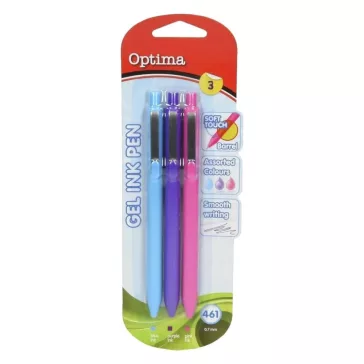 Zseléstoll készlet OPTIMA 461 intenzív színek 3 darabos