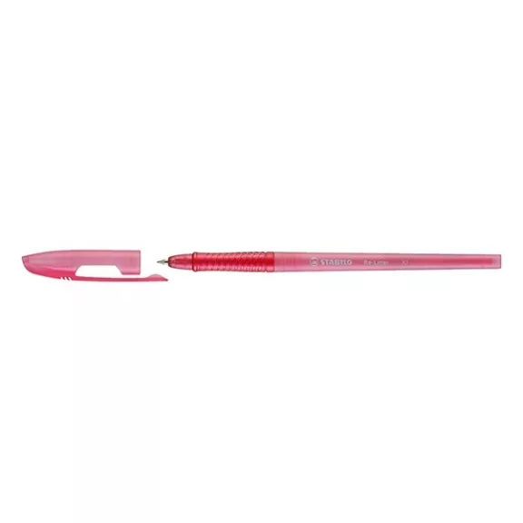 Golyóstoll STABILO Re-Liner XF kupakos piros