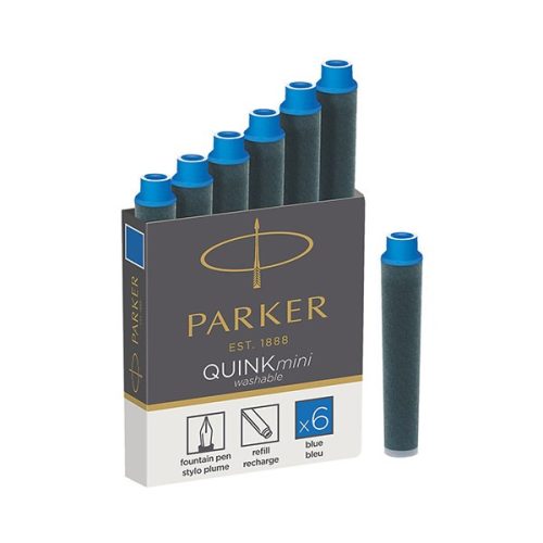 Tintapatron PARKER Royal rövid kék 6 darabos 1950409