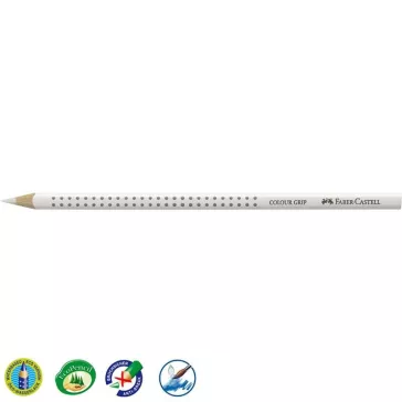   Színes ceruza FABER-CASTELL Grip 2001 háromszögletű fehér