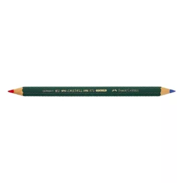 Postairón FABER-CASTELL hatszögletű vastag piros-kék