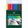 Filctoll FABER-CASTELL Grip 0,4 mm 10 darabos