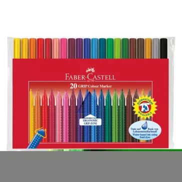 Filctoll FABER-CASTELL Grip 20 darabos
