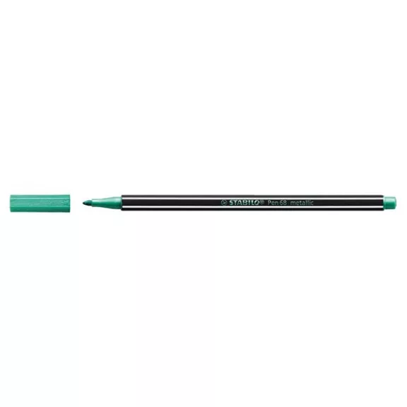 Filctoll STABILO Pen 68 metallic zöld