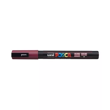 Filctoll UNI Posca PC-3M vörösbor