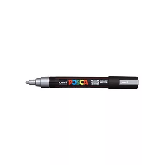 Filctoll UNI Posca PC-5M ezüst