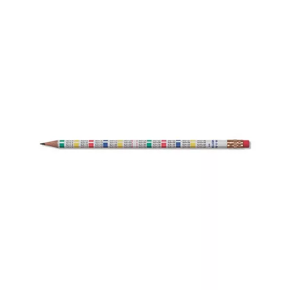 Grafitceruza KOH-I-NOOR 1231 HB hengeres radíros szorzótábla Grafitceruza KOH-I-NOOR 1231 HB hengeres radíros szorzótábla