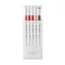 Tűfilc UNI EMOTT 5 darabos 0,4mm (narancs, cinóber, pink, citromsárga, fukszia)