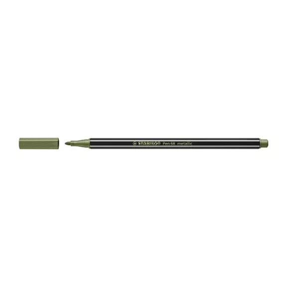 Filctoll STABILO Pen 68 metallic világoszöld