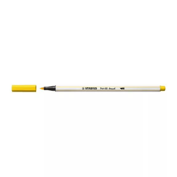 Ecsetfilc STABILO Pen 68 Brush sárga