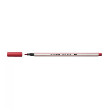 Ecsetfilc STABILO Pen 68 Brush vörös