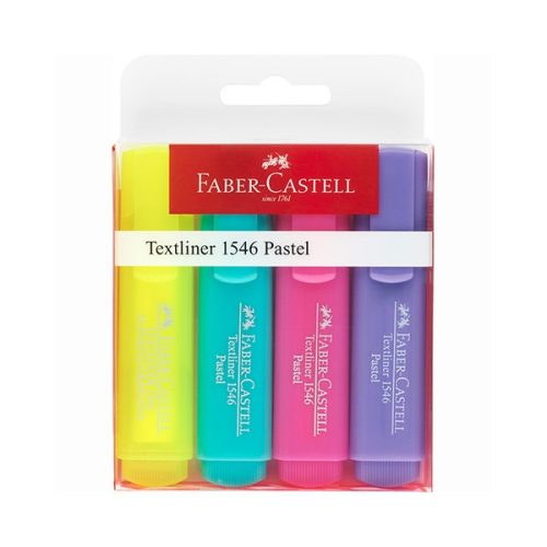 Szövegkiemelő FABER-CASTELL 1546 Pastel 1-5mm 4 darabos