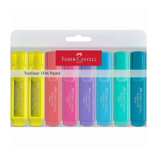 Szövegkiemelő FABER-CASTELL 1546 Pastel 1-5mm 8 darabos