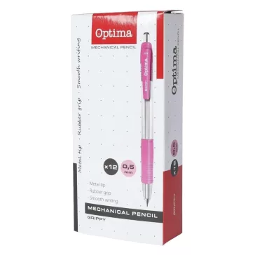 Nyomósirón OPTIMA 0,5 mm rózsaszín