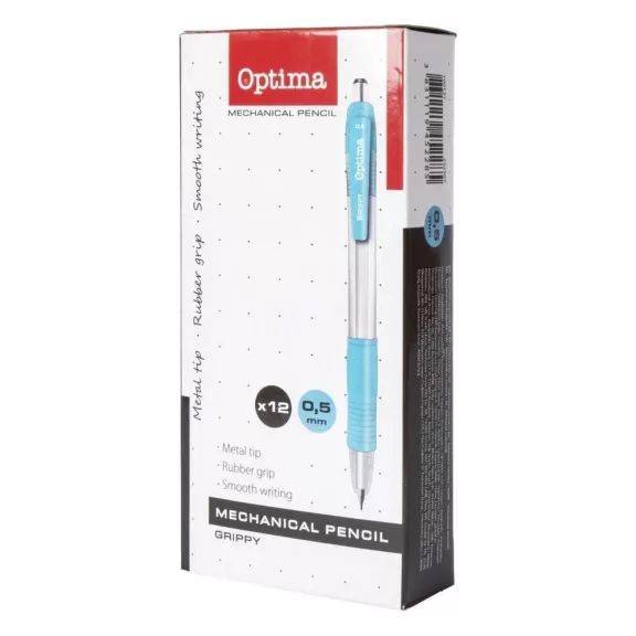 Nyomósirón OPTIMA 0,5 mm kék Nyomósirón OPTIMA 0,5 mm kék