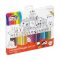 Színes ceruza FIORELLO extra puha háromszögletű fémdobozos 24 darabos