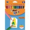 Színes ceruza BIC Kids Tropicolors hatszögletű 18 darabos