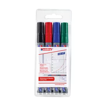 Táblamarker EDDING 250 1,5-3mm 4 darabos