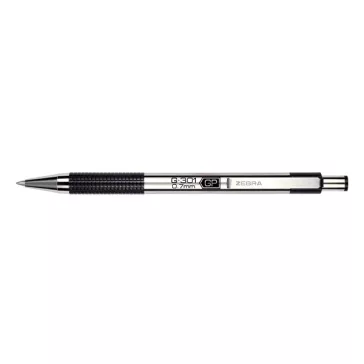 Zseléstoll  ZEBRA G-301 0,7 mm fekete