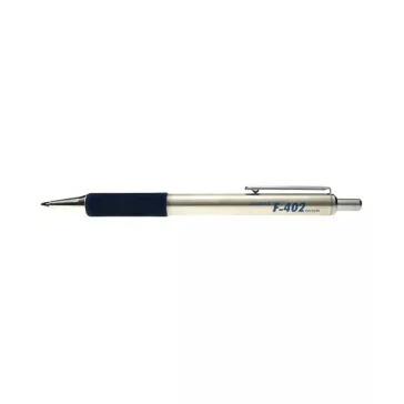 Golyóstoll ZEBRA F-402 nyomógombos 0,7 mm kék