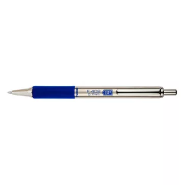 Golyóstoll ZEBRA F-402 nyomógombos 0,7 mm kék