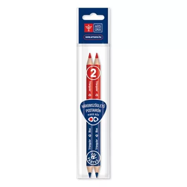   Postairon ARS UNA háromszögletű vastag piros-kék 2 darabos