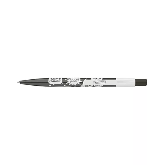 Golyóstoll ICO Black and Write fekete