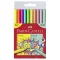 Filctoll FABER-CASTELL Grip neon/pasztell 10 darabos