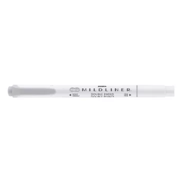   Szövegkiemelő kétvégű ZEBRA Mildliner cool & refined 1,4-4,0 mm szürke