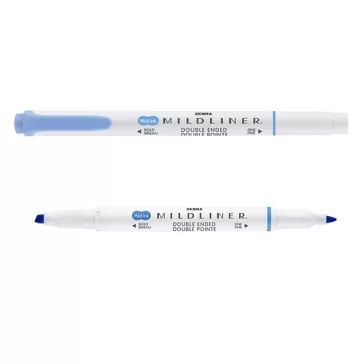   Szövegkiemelő kétvégű ZEBRA Mildliner cool & refined 1,4-4,0 mm sötétkék