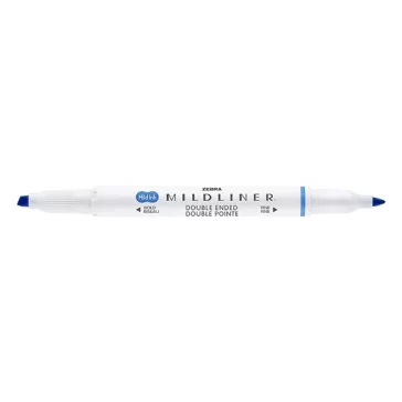   Szövegkiemelő kétvégű ZEBRA Mildliner cool & refined 1,4-4,0 mm sötétkék