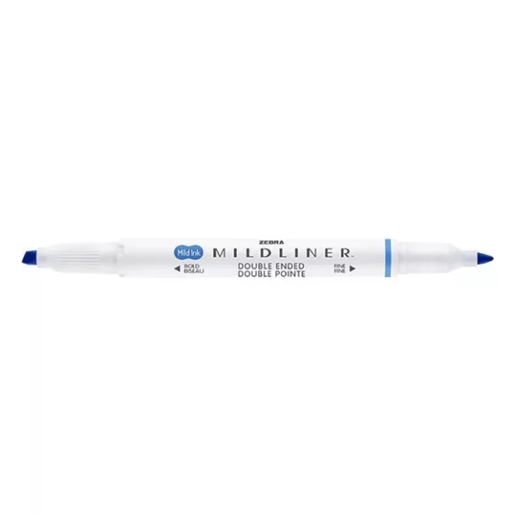 Szövegkiemelő kétvégű ZEBRA Mildliner cool & refined 1,4-4,0 mm sötétkék
