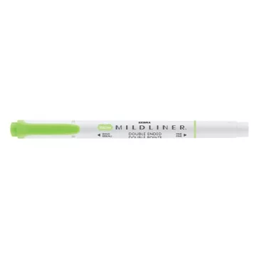   Szövegkiemelő kétvégű ZEBRA Mildliner cool & refined 1,4-4,0 mm zöld