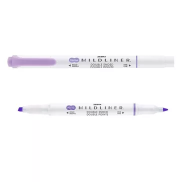   Szövegkiemelő kétvégű ZEBRA Mildliner cool & refined 1,4-4,0 mm lila