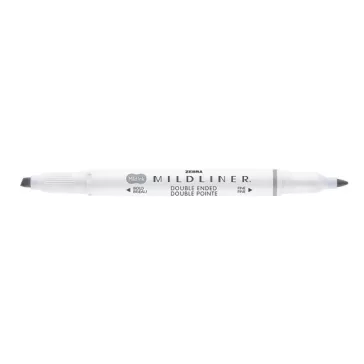   Szövegkiemelő kétvégű ZEBRA Mildliner cool & refined 1,4-4,0 mm szürke