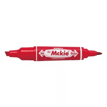 Alkoholos marker kétvégű ZEBRA Hi-Mckie 2,0-4,0 mm piros