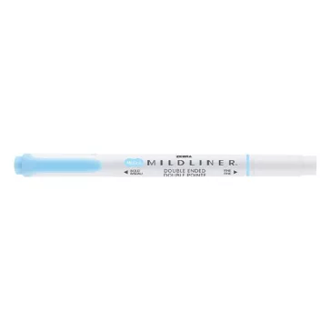   Szövegkiemelő kétvégű ZEBRA Mildliner fluorescent 1,4-4,0 mm kék
