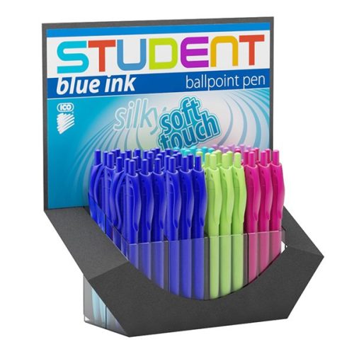 Golyóstoll ICO Student vegyes 0,7 mm 64 darabos