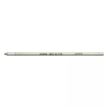 Tollbetét golyós ZEBRA 4C fém 0,7 mm fekete