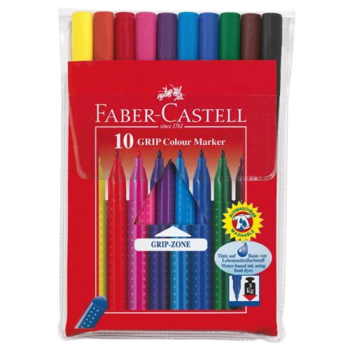 Filctoll FABER-CASTELL Grip 10 darabos