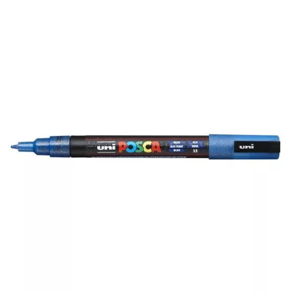 Filctoll UNI Posca PC-3M csillám színek 8 darabos